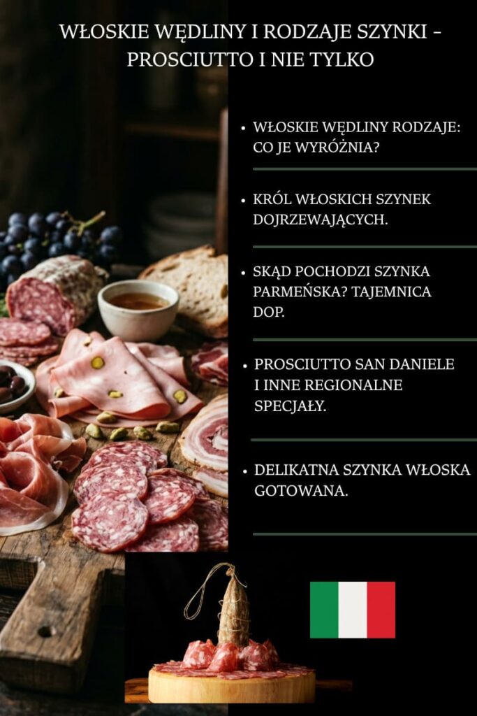 Włoskie wędliny i rodzaje szynki – prosciutto i nie tylko