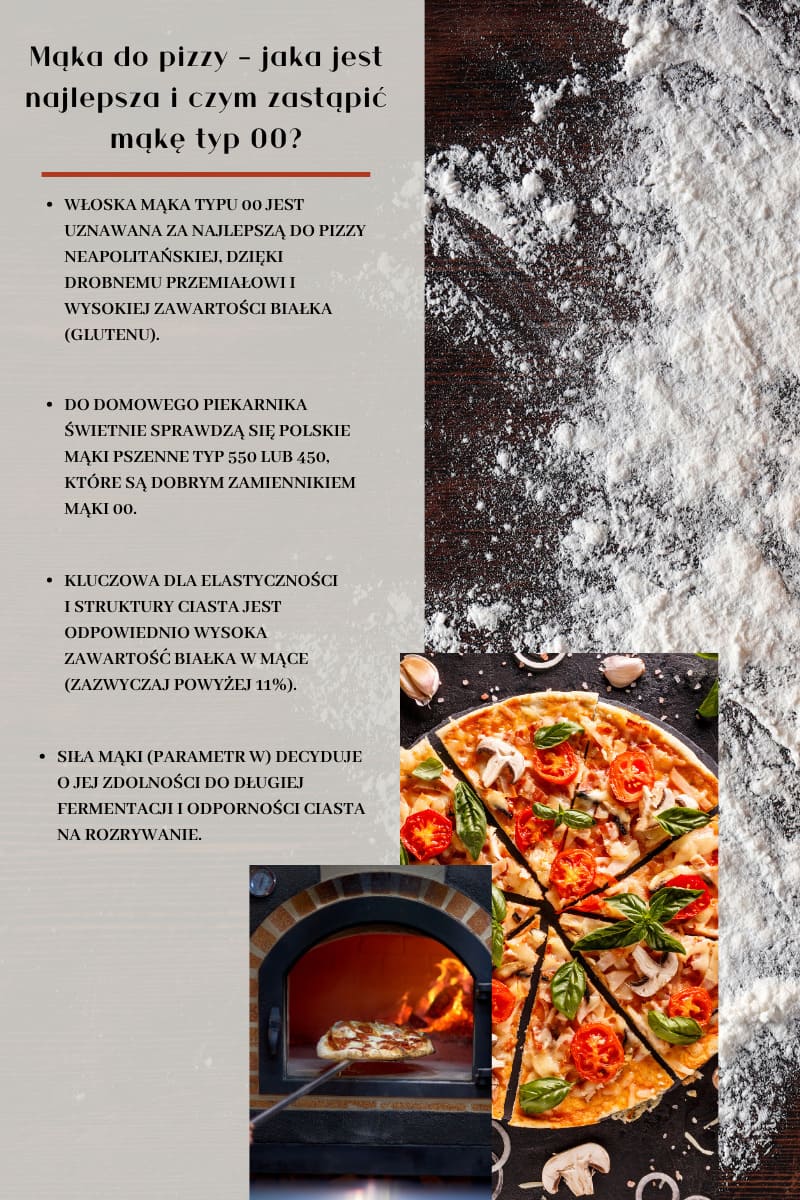 Mąka do pizzy - jaka jest najlepsza i czym zastąpić mąkę typ 00?