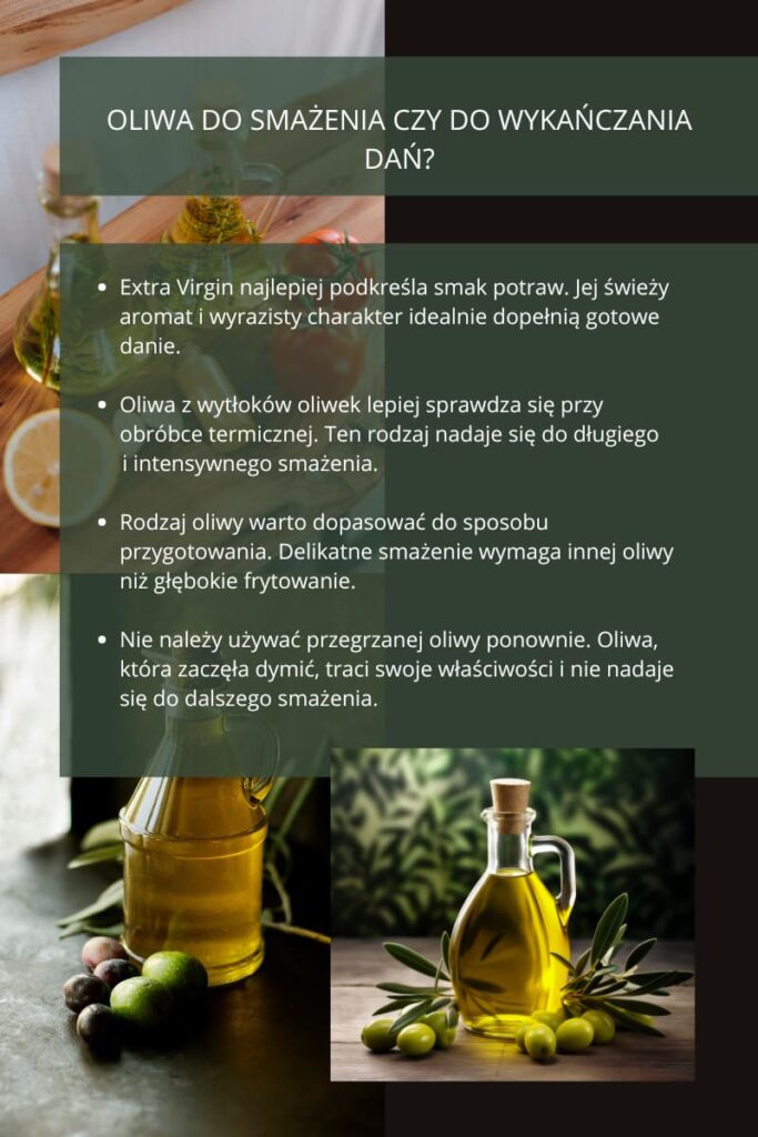 Czy mozna smazyc na oliwie - oliwa do smazenia vs do wykonczen