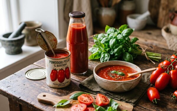 Pomidory San Marzano, pelati i passata na sos do pizzy