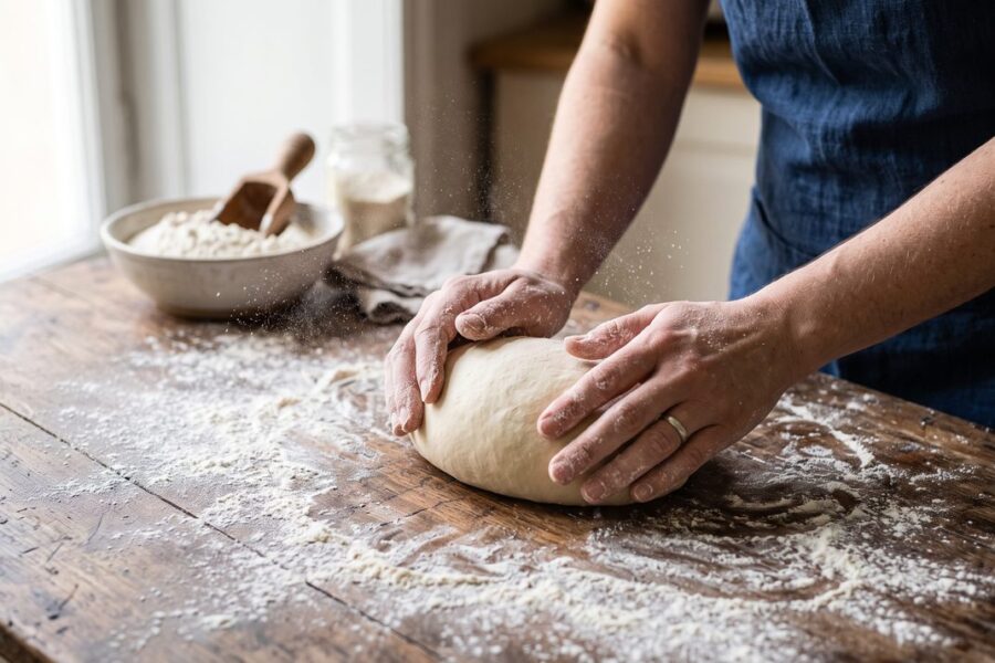 Mąka do pizzy typu 00 i ciasto na blacie